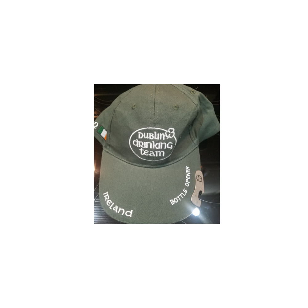 Carroll’s Dublin Drinking Team Adjustable Cap With Bottle Opener * Ireland *